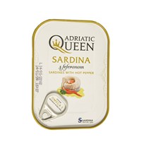 RIBA ADRIATIC QUEEN SARDINA S FEFERONOM 105g SARDINA
