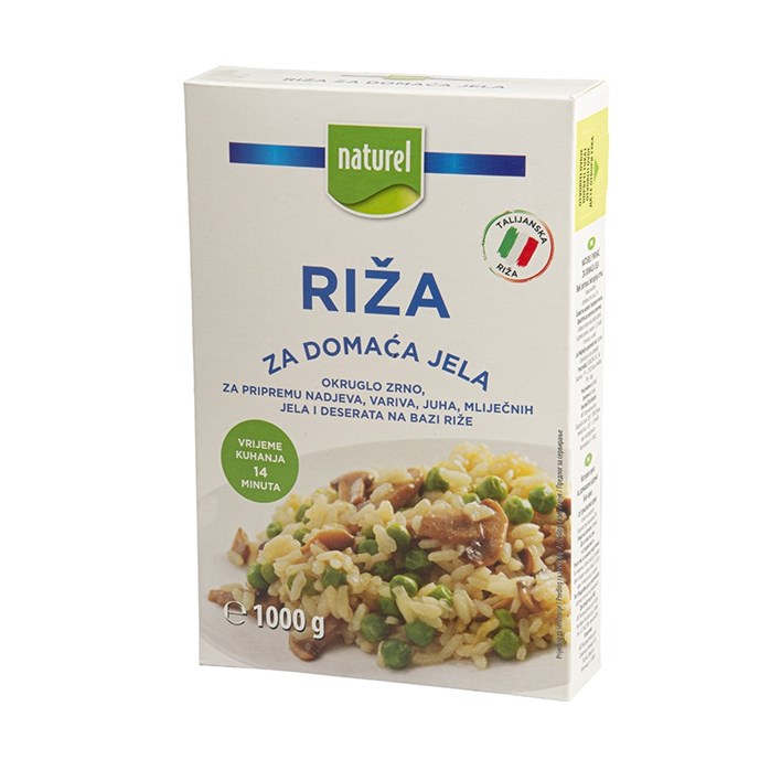RIŽA NATUREL DOMAĆA JELA 1kg AWT