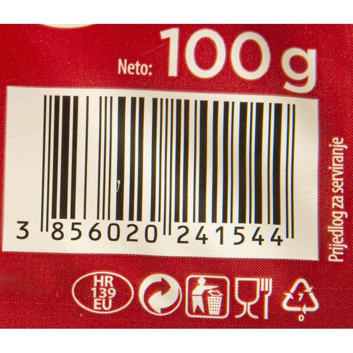 SALAMA TIROLSKA NAREZANA 100g PODRAVKA
