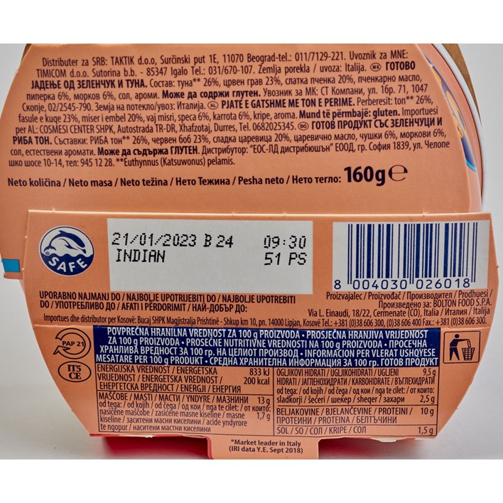 SALATA RIO MARE INSALATISSIME MEXICO 160g