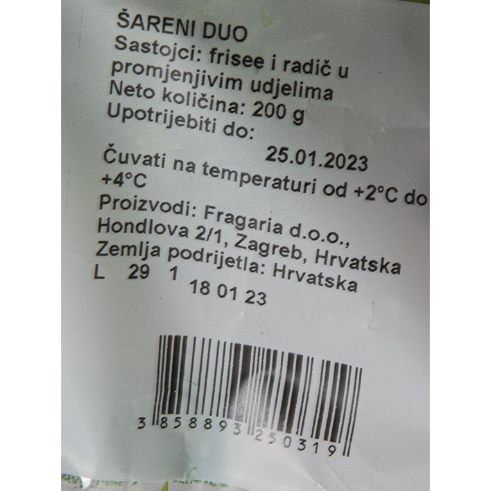 SALATA ŠARENI DUO 200g FRAGARIA
