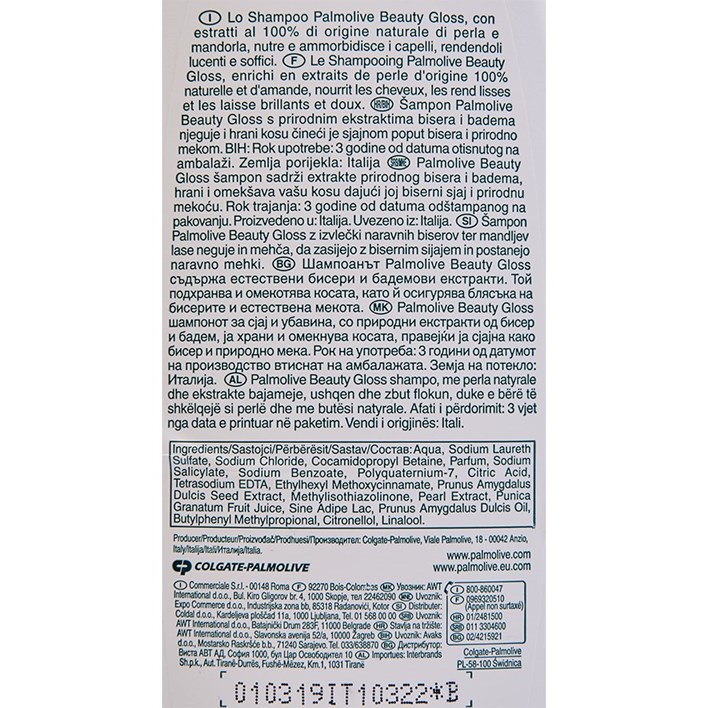 ŠAMPON PALMOLIVE BEAUTY GLOSS 350ML
