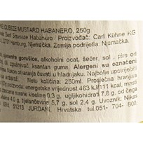 SENF HABANERO CHILI 250ml NIKAS