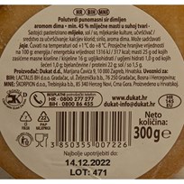 SIR PRESIDENT DOMAĆI DIMLJENI 300g DUKAT