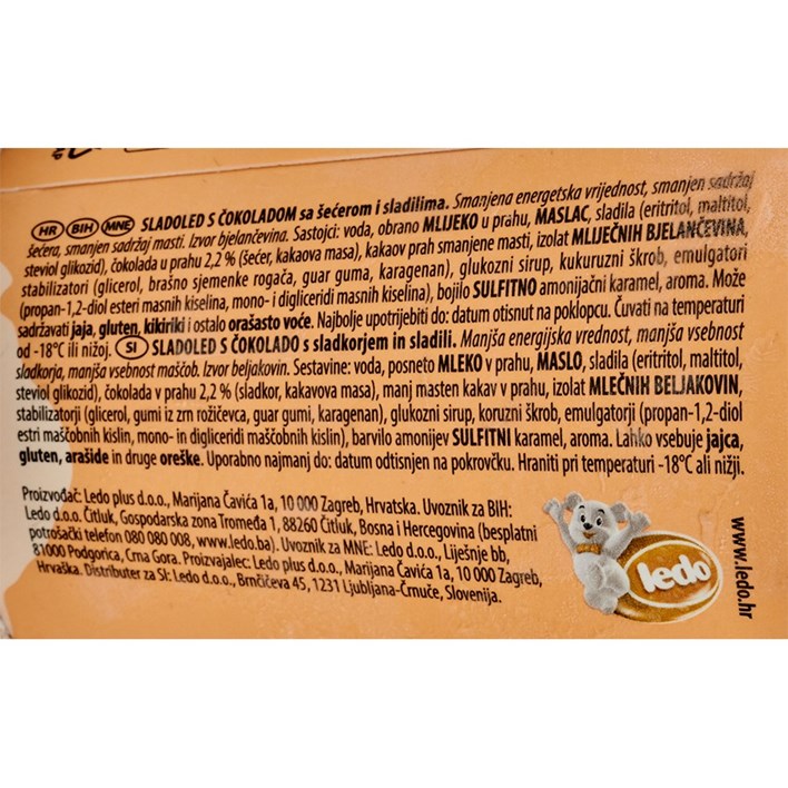 SLADOLED HIGH LIFE ČOKOLADA 460ml