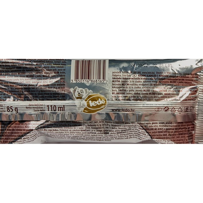 SLADOLED KING KOKOS 110ml LEDO
