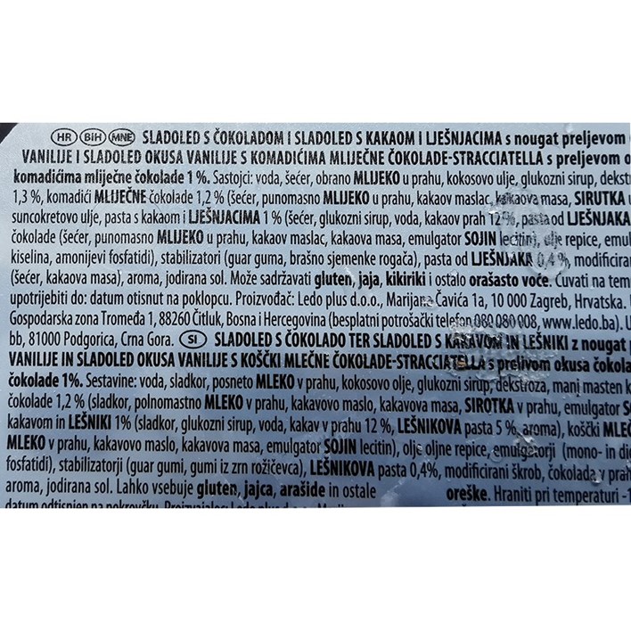 SLADOLED QUATRO CLASSIC 900ml LEDO