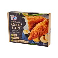 SMRZNUTA RIBA OSLIĆ PANIRANI FILET 400G LEDO