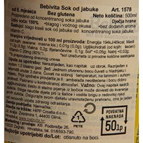 SOK BEBIVITA JABUKA 500ml ATLANTIC