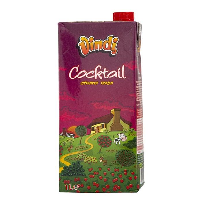 SOK COCKTAIL CRVENO VOĆE 1L VINDIJA
