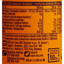 SOK GAZIRANI FANTA 0,5l PVC COCA COLA
