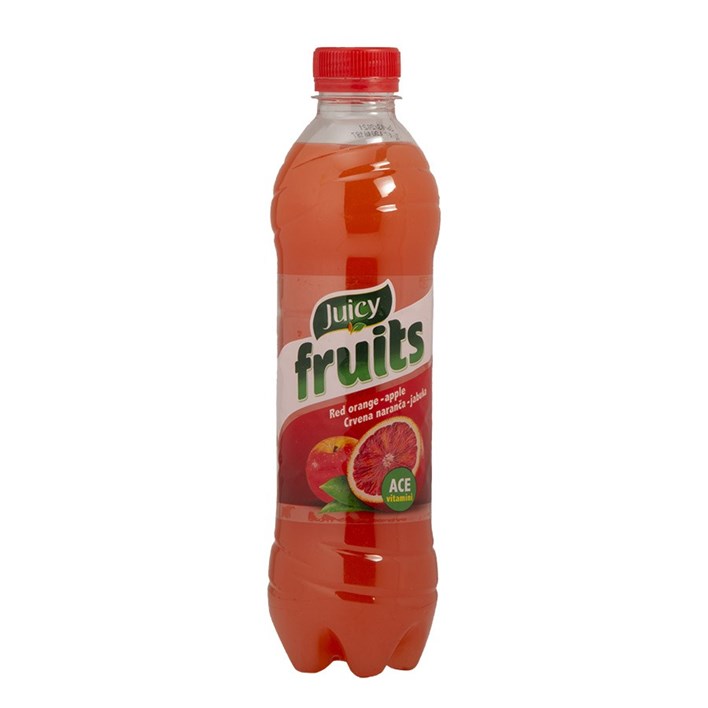 SOK JUICY FRUITS CRVENA NARANČA JABUKA 0,5l JAMNICA
