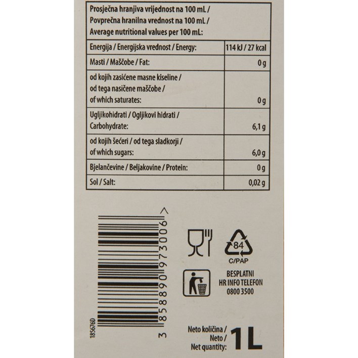SOK TO 1L NARANČA NEKTAR 1l JAMNICA