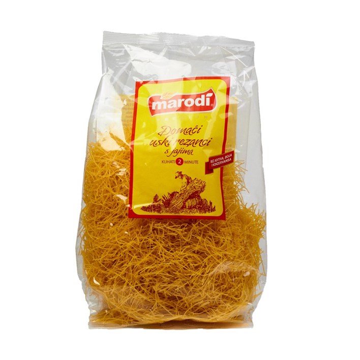 TJESTENINA MARODI USKI REZANCI S JAJIMA 400g MARODI