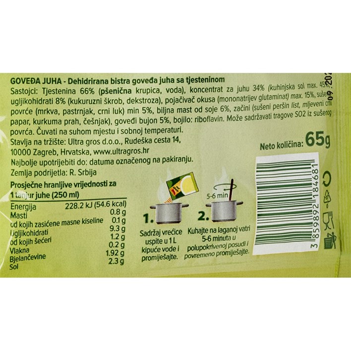 JUHA GOVEĐA 65g ULTRA