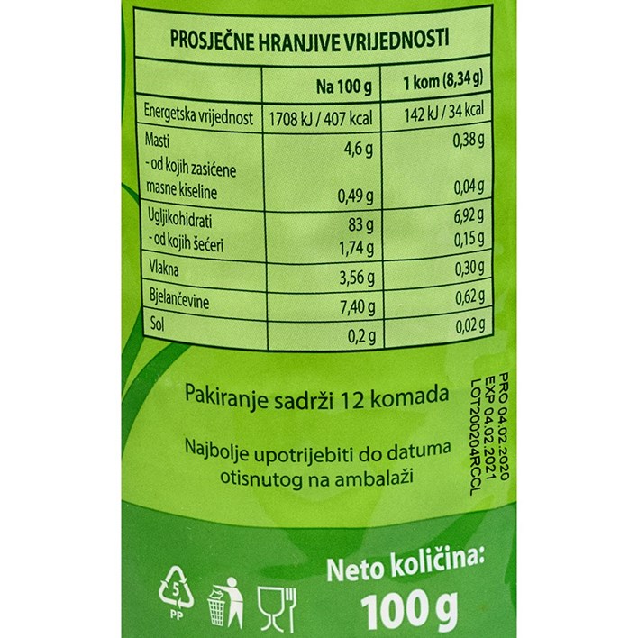 SNACK RICE NATUREL 100g ULTRA
