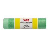 VREĆE ZA SMEĆE S VEZICOM 600X800 15kom ULTRA