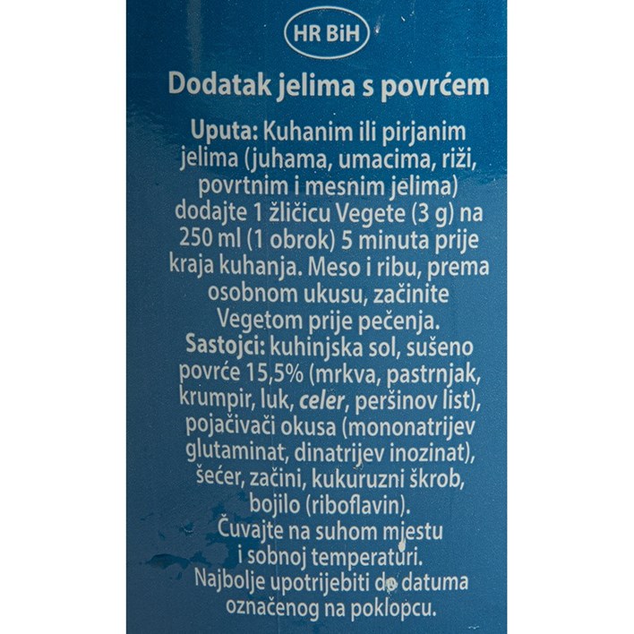 VEGETA STAKLENA DOZA 400g PODRAVKA