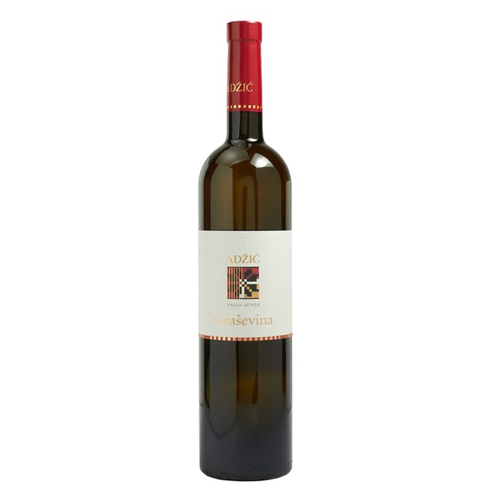 VINO BIJELO GRAŠEVINA 0,75l ADŽIĆ VRUTAK