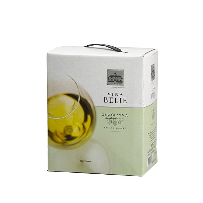 VINO BIJELO GRAŠEVINA BELJE 5l BAG-BOX JAMNICA