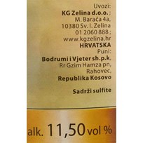 VINO BIJELO GRAŠEVINA 3l PVC