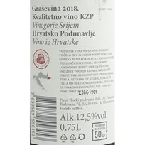 VINO BIJELO GRAŠEVINA ILOČKA 0,75l JAMNICA