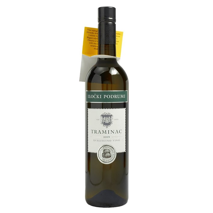 VINO BIJELO ILOČKI TRAMINAC 0,75l JAMNICA