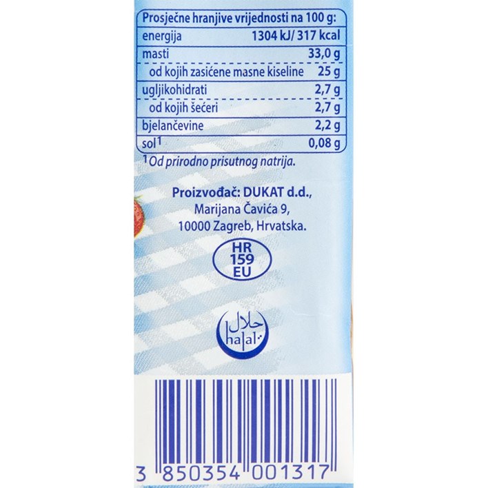 VRHNJE ZA ŠLAG 200g DUKAT