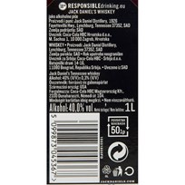 WHISKY JACK DANIELS 1l COCA COLA