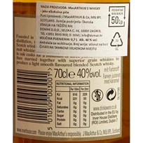 WHISKY MACARTHURS 0,7l DOMAK