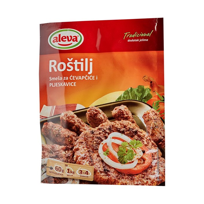 ZAČIN ALEVA ZA ROŠTILJ 60g FILIR