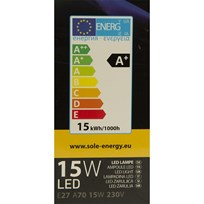 ŽARULJA SOLE LED 15W E27 POST PLUS