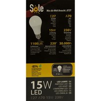 ŽARULJA SOLE LED 15W E27 POST PLUS