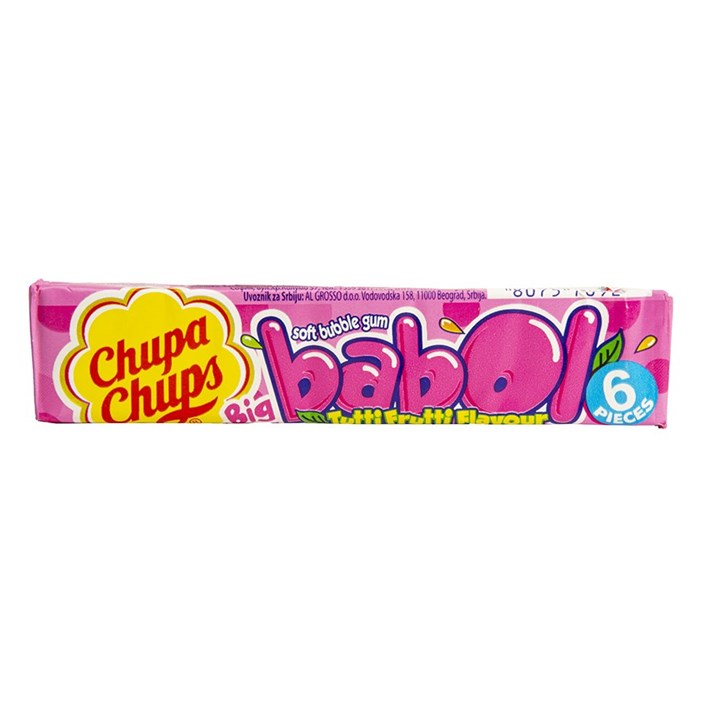 ŽVAKAČA GUMA CHUPA CHUPS BIG BABBOL FRUIT 27,6g FILIR