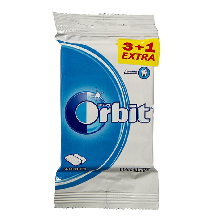 ŽVAKAČA GUMA ORBIT PEPERMINT 56g 3+1 ATLANTIC