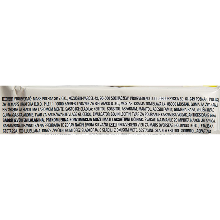 ŽVAKAČA GUMA ORBIT PEPERMINT 56g 3+1 ATLANTIC