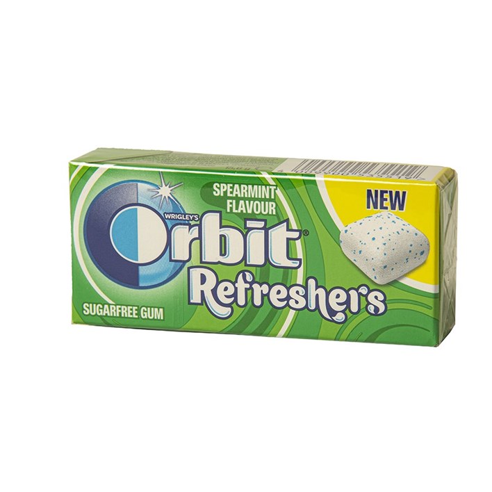 ŽVAKAČA GUMA ORBIT REFRESHERS SPEARMINT DRAŽEJE 15,6g ATLANTIC