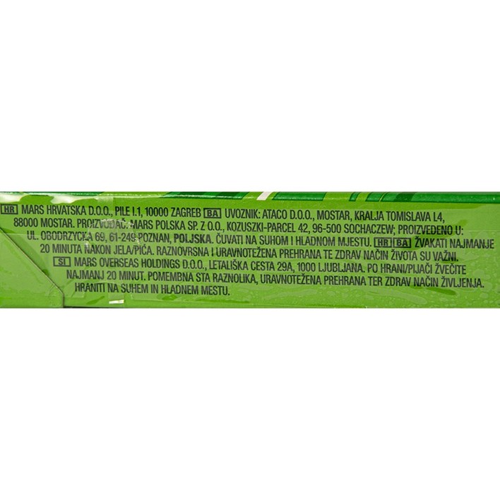 ŽVAKAČA GUMA ORBIT REFRESHERS SPEARMINT DRAŽEJE 15,6g ATLANTIC