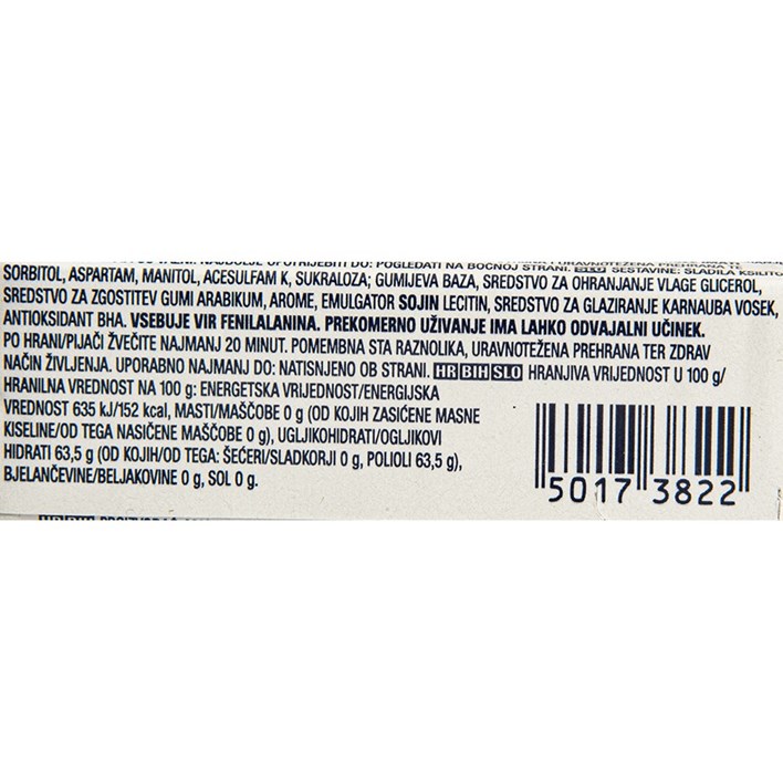 ŽVAKAČA GUMA ORBIT SPEARMINT 14g ATLANTIC
