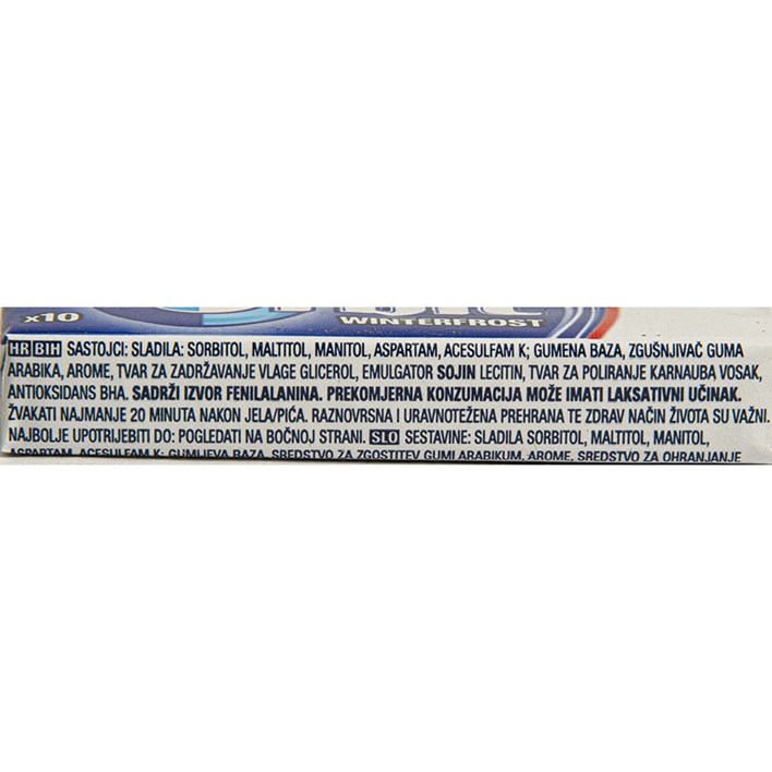 ŽVAKAČA GUMA ORBIT WINTERFRESH 14g ATLANTIC